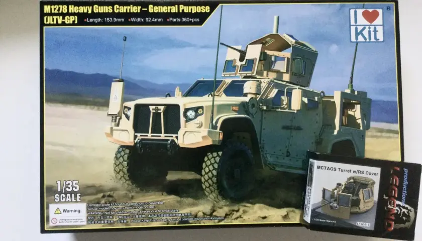 Model M1278 Heavy Guns Carrier (JLTV-GP) w skali 1/35. Zestaw do samodzielnego montażu, idealny dla kolekcjonerów. To jest jltv dla polski.