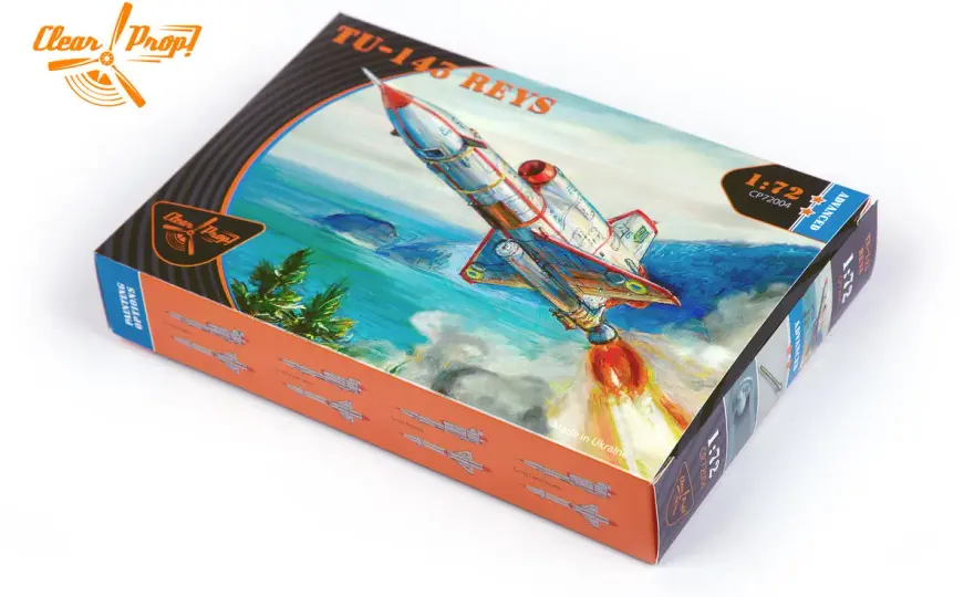 Tu-143 Reys w skali 1:72 - budowa i malowanie modelu
