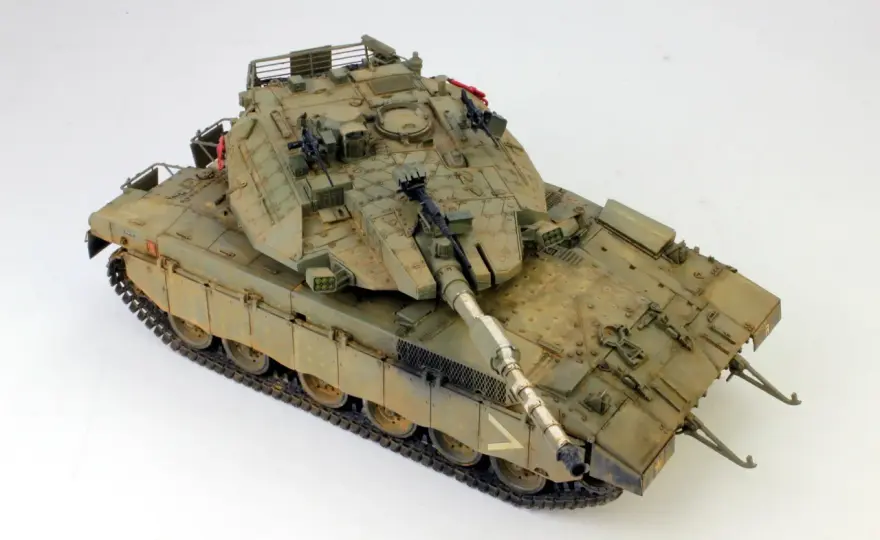 Merkava Mk 3 jako model - skala, detale i malowanie