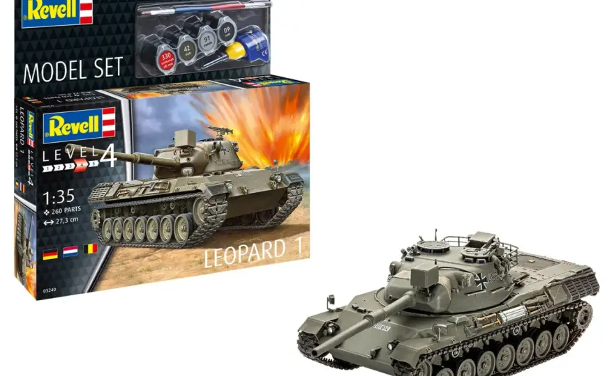 Leopard 1 w modelarstwie - warianty, budowa i malowanie