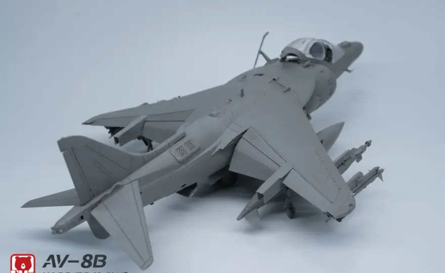 Harrier GR.1 w modelu - budowa, malowanie i brudzenie