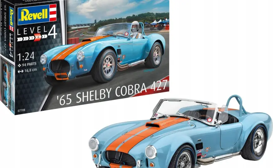 Shelby Cobra 427 w skali 1:24 - historia i budowa modelu