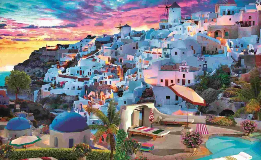 Puzzle Santorini - jak wybrać zestaw i sprawnie go ułożyć?