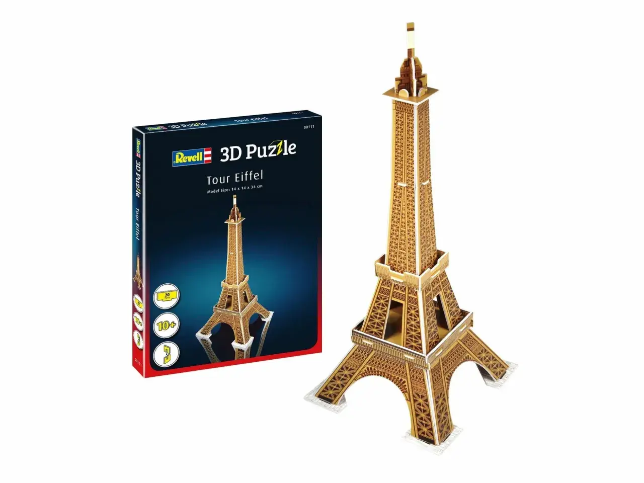 Zbuduj własną wieżę Eiffla z tego niesamowitego puzzle 3d wieża eiffla. Zestaw zawiera wszystko, czego potrzebujesz do stworzenia miniaturowej repliki paryskiego symbolu.